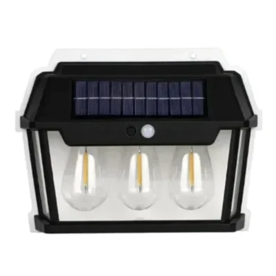 Lampa solara LED de perete cu 3 becuri Senzor de miscare Andowl Q D1640