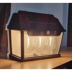 Lampa solara LED de perete cu 3 becuri Senzor de miscare Andowl Q D1640