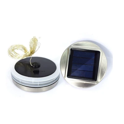 Lampa Solara LED tip borcan Q TL60 lumina colorata si maner