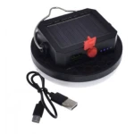 Lampa solara mini Q LED10 putere 10W cu 3 moduri iluminare si agatatoare
