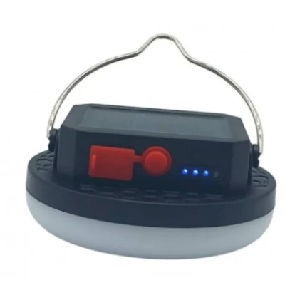 Lampa solara mini Q LED10 putere 10W cu 3 moduri iluminare si agatatoare