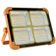 Lampa solara portabila de lucru functie incarcator 336 Leduri reincarcabila 500W temperatura 6500K Portocalie