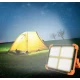 Lampa solara portabila de lucru LED 200W cu USB IP65 Galben