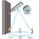 Lampa solara stradala cu senzor de miscare telecomanda 200W cu 12 casete Model JG 812
