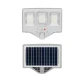 Lampa solara stradala cu telecomanda JG 703 cu 3 casete 108 LED 6000K senzor de miscare 100W