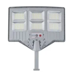 Lampa solara stradala cu telecomanda JG 706 cu 6 casete 108 LED 6000K senzor de miscare 150W
