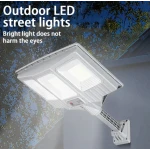 Lampa solara stradala cu telecomanda JG 712 cu 12 casete 108 LED 6000K senzor de miscare 200W