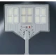 Lampa solara stradala cu telecomanda JG 712 cu 12 casete 108 LED 6000K senzor de miscare 200W