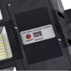 Lampa Solara Stradala TRIPLA cu Panou Solar Incorporat 9 CASETE