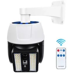 Lampa solara tip camera HW51182 66 SMD LED senzor telecomanda