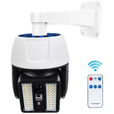 Lampa solara tip camera HW51182 66 SMD LED senzor telecomanda