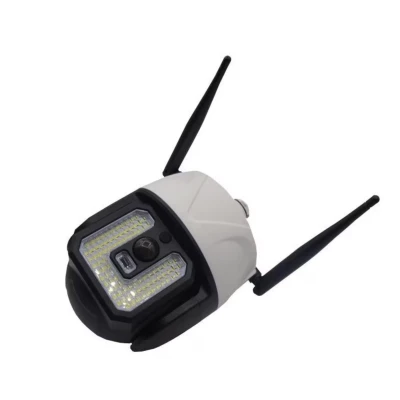 Lampa solara tip camera supraveghere falsa CCTV cu senzor si 2 antene