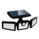 Lampa Solara Tripla cu Panou Solar Incorporat 74 LED SMD Reglabila 360 grade FL 1725A