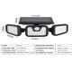 Lampa Solara Tripla cu Panou Solar Incorporat 74 LED SMD Reglabila 360 grade FL 1725A