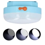 Lampa solara UFO rotunda de exterior cu carlig