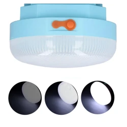 Lampa solara UFO rotunda de exterior cu carlig