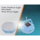 Lampa solara UFO rotunda de exterior cu carlig