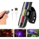 Lampa spate pentru bicicleta ZH 1808 cu lumina in 3 culori