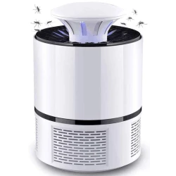 Lampa UV NOVA NV-818 Anti-Insecte cu capcana Vacuum alimentare USB Alb