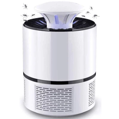 Lampa UV NOVA NV-818 Anti-Insecte cu capcana Vacuum alimentare USB Alb