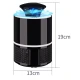Lampa UV NOVA NV-818 Anti-Insecte cu capcana Vacuum alimentare USB Negru