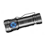 Lanterna compacta de aluminiu BL F82 cu 8 LED XPG magnet si clips incarcare USB acumulator 26650 Lumina Rosie SOS