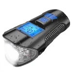 Lanterna de Bicicleta FY317 cu Claxon si Kilometraj DIGITAL