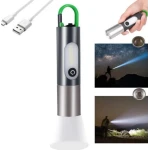 Lanterna de Camping 20cm cu Acumulator si Agatatoare Digital Thunder XST 836