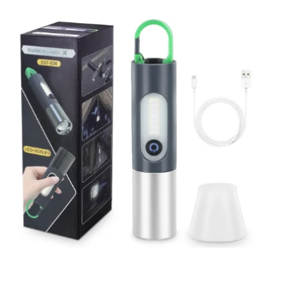 Lanterna de Camping 20cm cu Acumulator si Agatatoare Digital Thunder XST 836