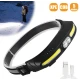 Lanterna de cap 5 moduri de functionare CH500 lumina alba si rosie incarcare USB 400lm