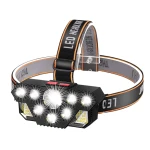 Lanterna de cap CL T28 cu 8 LED si 20 SMD reincarcabila prin USB