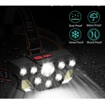 Lanterna de cap CL T28 cu 8 LED si 20 SMD reincarcabila prin USB