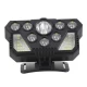 Lanterna de cap CL T28 cu 8 LED si 20 SMD reincarcabila prin USB