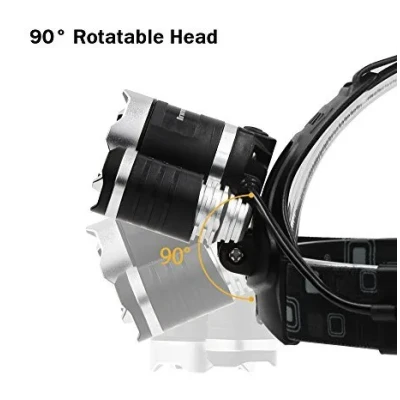 Lanterna de cap cu 3 LED reincarcabila R3000