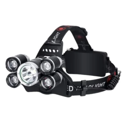 Lanterna de Cap cu 5 LED-uri si ZOOM 30W XL