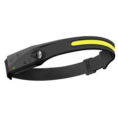 Lanterna de cap cu acumulator G28 frontala cu SENZOR de miscare banda leduri