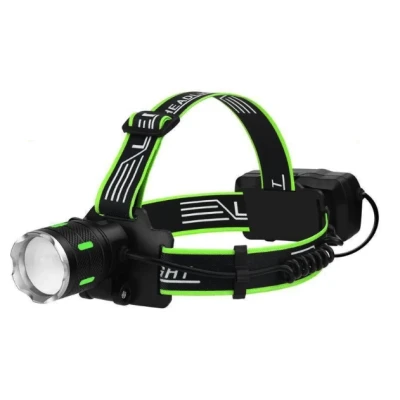 Lanterna de cap cu led si acumulator BL SXB A43 de 30W zoom pentru camping pescuit