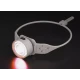Lanterna de Cap G25 Frontala LED Alb si Color Banda Flexibila USB C