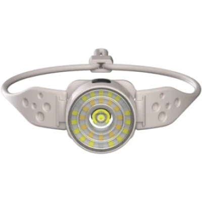 Lanterna de Cap G25 Frontala LED Alb si Color Banda Flexibila USB C