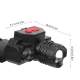 Lanterna de cap KX 1805 cu 3 faze iluminare 180 lm incarcare USB