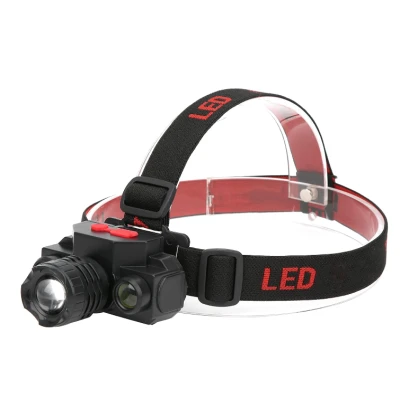 Lanterna de cap KX 1805 cu 3 faze iluminare 180 lm incarcare USB