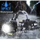 Lanterna de cap profesionala 30w cu led laser super luminoasa senzor de miscare BL V82 GT200