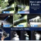 Lanterna de cap profesionala 30w cu led laser super luminoasa senzor de miscare BL V82 GT200