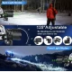 Lanterna de cap profesionala 30w cu led laser super luminoasa senzor de miscare BL V82 GT200