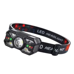 Lanterna de cap profesionala cu senzor si incarcare USB LED 10W 5 LED