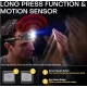 Lanterna de cap profesionala cu senzor si incarcare USB LED 10W 5 LED