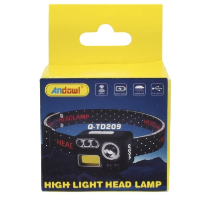 Lanterna de cap Q TD209 alimentare USB