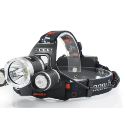 Lanterna de CAP TRIPLA 3 LED Cree-XML T6