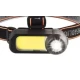 Lanterna de cap WH 1707 cu led XPE+COB ajustabila 90 de grade 2 moduri iluminare