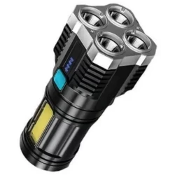 Lanterna de mana 1600 lm 4 LED-uri OSL+1 COB LED - F905